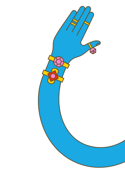 hand with cocktail