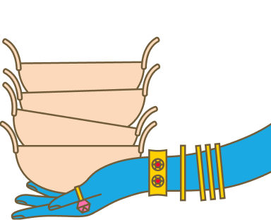 hand with cocktail