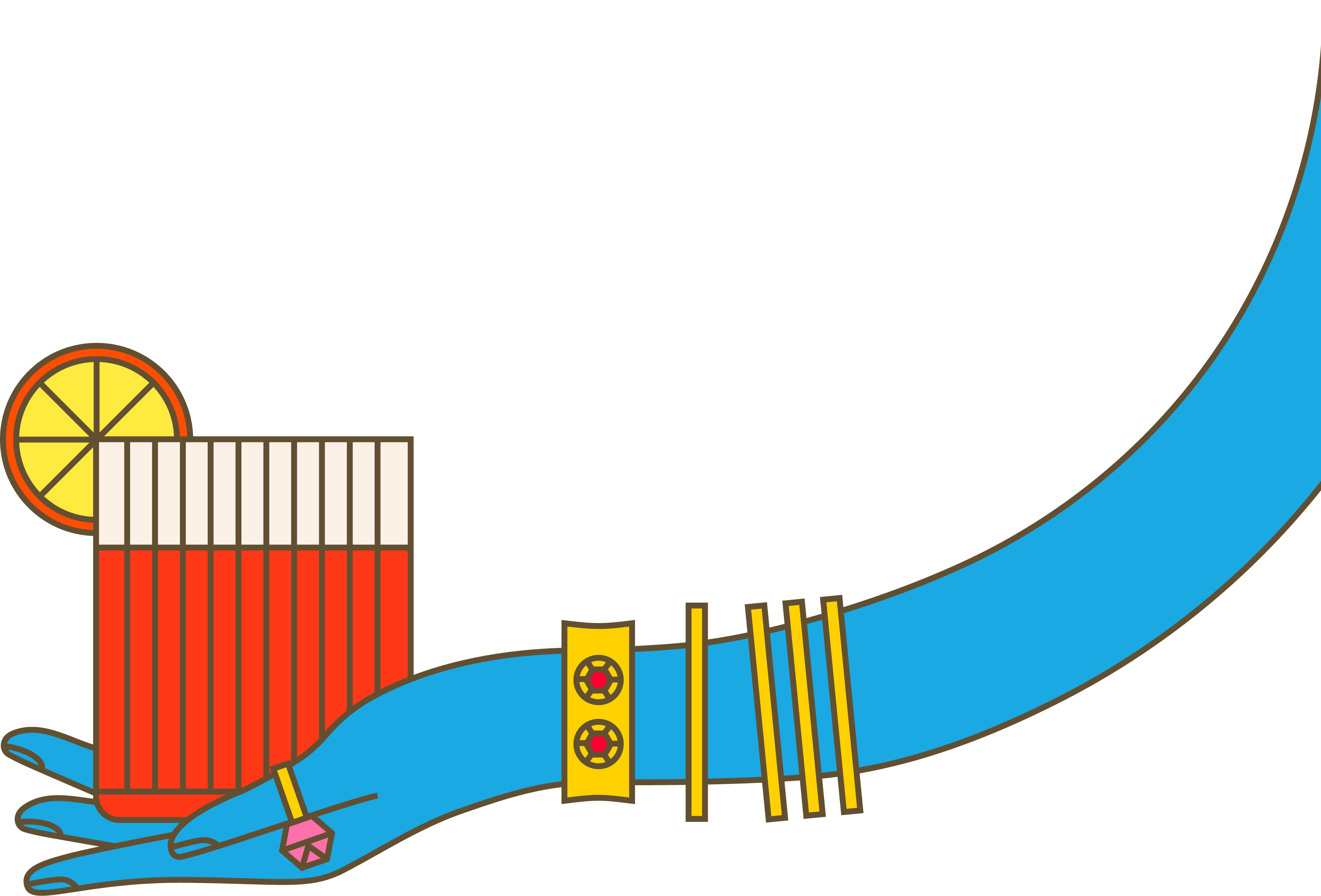 hand with cocktail