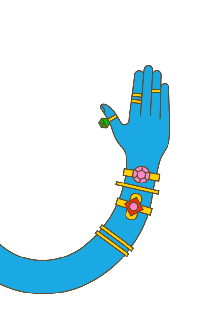 hand with cocktail